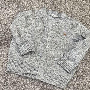 GAP Kids Heather Gray Cardigan Sweater